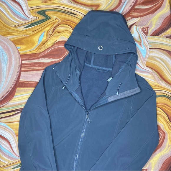 lululemon athletica Jackets & Blazers - Lululemon Athletica APRES Yoga Coat 10 Grey Anorak